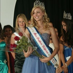 Maggie Soterro Periwinkle Gown